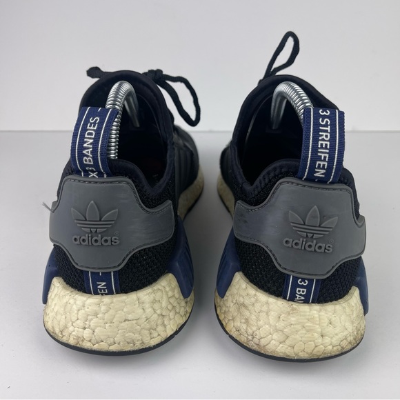 Adidas NMD R1 size 11.5. Core Black JD Sports Navy White. S76841. ultra boost - Picture 3 of 9